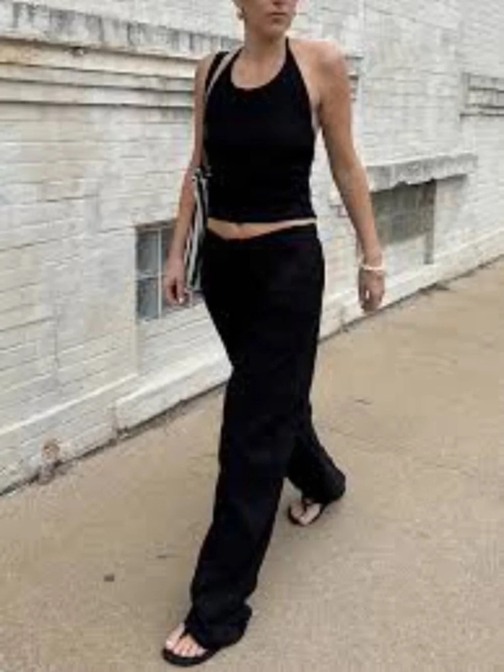 Athleta Black Straight Leg Pants